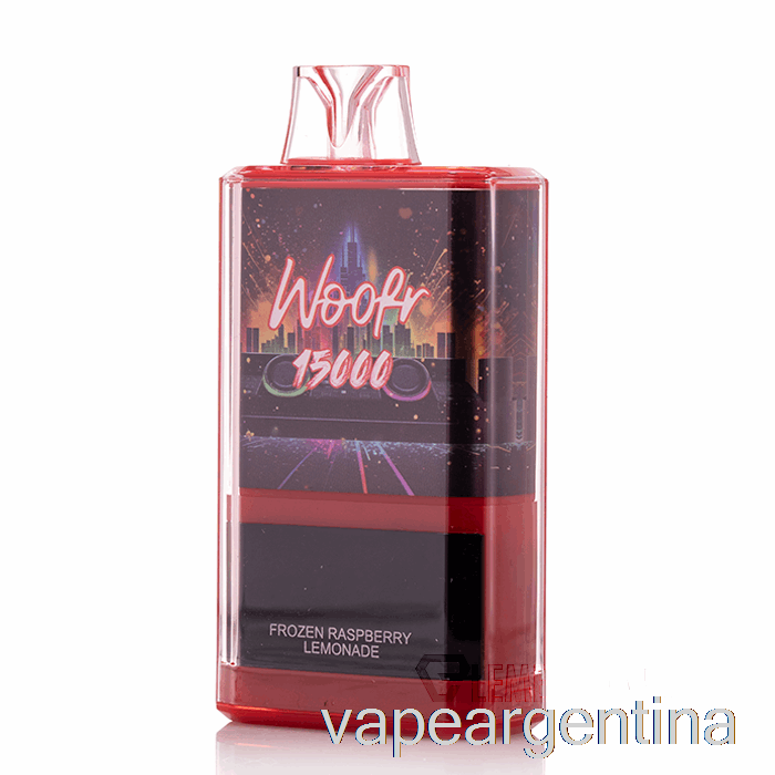 Woofr 15000 Vape Desechable De Limonada De Frambuesa Congelada Descartable